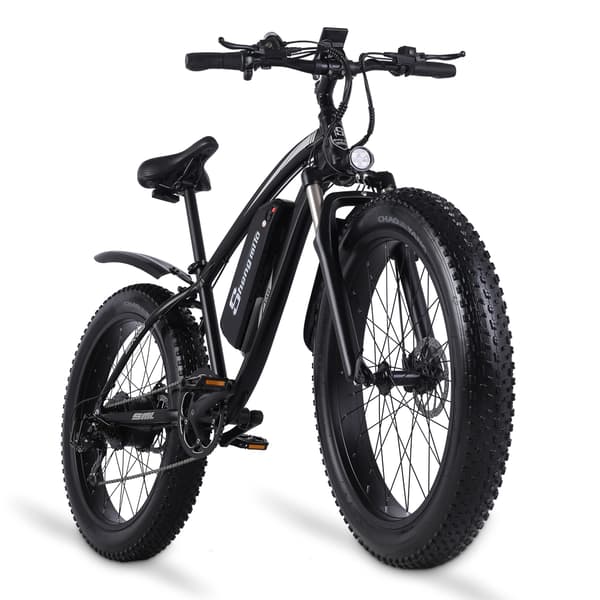 Shengmilo MX02S aikuisille tarkoitettu 1000 W:n sähköpyörä naisille, kaupunkiajoon, työmatkakäyttöön, 48 V, 17 Ah, 26 tuuman paksurenkainen, miesten s