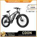 Miniatyrbild 1 av 11: Shengmilo MX02S Elcykel Dam För Vuxna 1000W48V17Ah Elcykel 26” Däck Herr City Elcykel Shimano 7-växlad