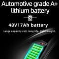 Pikkukuva 9 / 11: Shengmilo MX02S sähköpyörä aikuisille 1000W48V17Ah sähköpyörä 26 tuuman paksurenkainen sähköpyörä harjaton ohjain