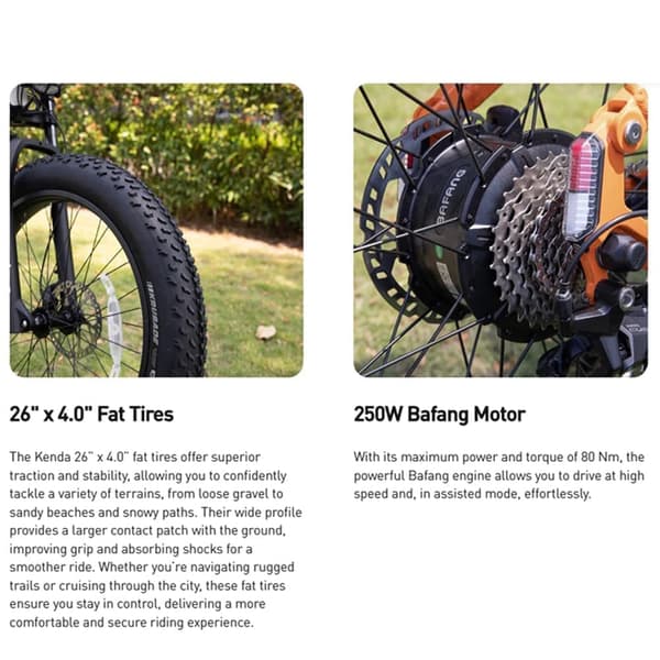 Cyrusher Ranger 2.0 Terrängcykel 250W Motor Elcykel För Vuxna 52V 20Ah Batteri Elcykel 26 Tum Elcykel Med Feta Däck