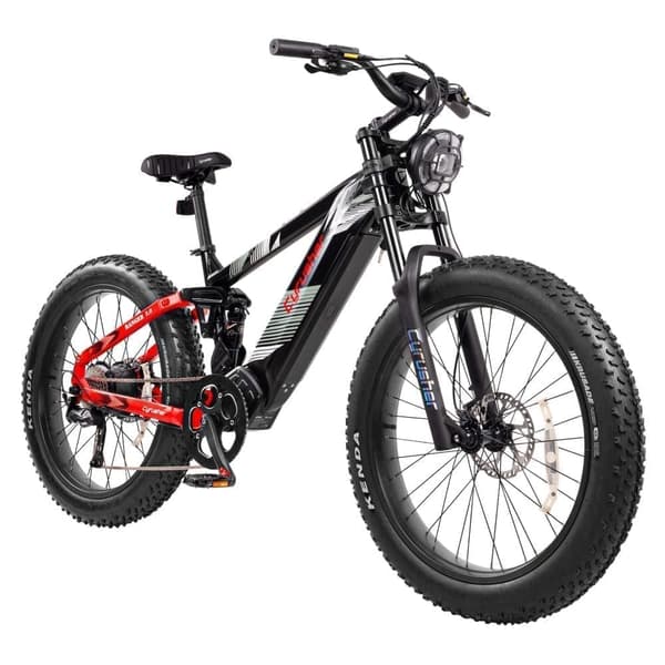 Cyrusher Ranger 2.0 Terrängcykel 250W Motor Elcykel För Vuxna 52V 20Ah Batteri Elcykel 26 Tum Elcykel Med Feta Däck