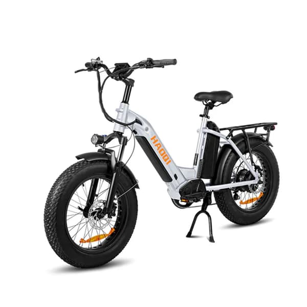 HAOQI Antelope2.0 Elcykel för vuxna 250W, dampendling, 48V25AH, 20" elcykel med feta däck, herrcykel