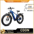 Miniatyrbild 1 av 9: HAOQI Eagle2.0 Elcykel För Vuxna 250W48V20Ah Elcykel 26” Däck Elcykel Räckvidd Upp Till 110 Kilometer