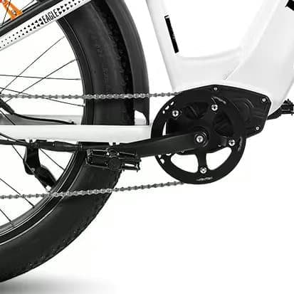 HAOQI Eagle2.0 aikuisille 250 W:n sähköpyörä kaupunkiin, työmatkakäyttöön, 48 V, 20 Ah, 26 tuuman paksurenkainen naisten sähköpyörä LCD-näytöllä