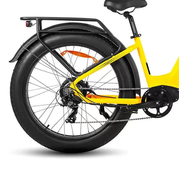 HAOQI Eagle2.0 Elcykel För Vuxna 250W48V20Ah Elcykel 26” Däck Elcykel Justerbar Fjädringsgaffel Med Låsfunktion