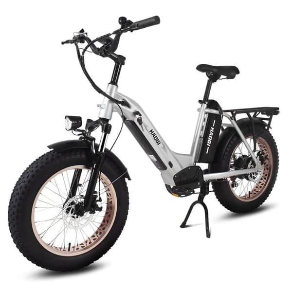 HAOQI antelope 1.0 aikuisille 250 W:n sähköpyörä kaupunkikäyttöön sekä miehille että naisille 48 V 25Ah 20 tuuman paksurenkainen sähköpyörä