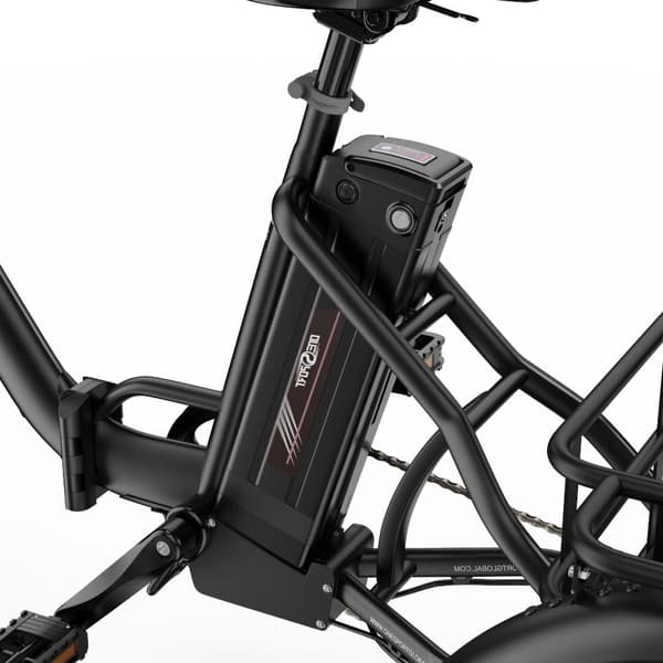 ONESPORT OT30 Pro Elektrisk trehjuling för vuxna 500W 48V18AH Elektrisk trehjuling för last 20" Pendling Eltrehjuling för last