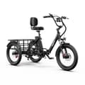 Miniatyrbild 3 av 11: ONESPORT OT30 Pro E-Cargo Trehjuling 500W 48V18AH Batteri Elektrisk Lasttrehjuling 20” Däck Eltrehjuling