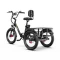 Miniatyrbild 6 av 11: ONESPORT OT30 Pro E-Cargo Trehjuling 500W 48V18AH Batteri Elektrisk Lasttrehjuling 20” Däck Eltrehjuling