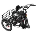 Miniatyrbild 9 av 11: ONESPORT OT30 Pro E-Cargo Trehjuling 500W 48V18AH Batteri Elektrisk Lasttrehjuling 20” Däck Eltrehjuling