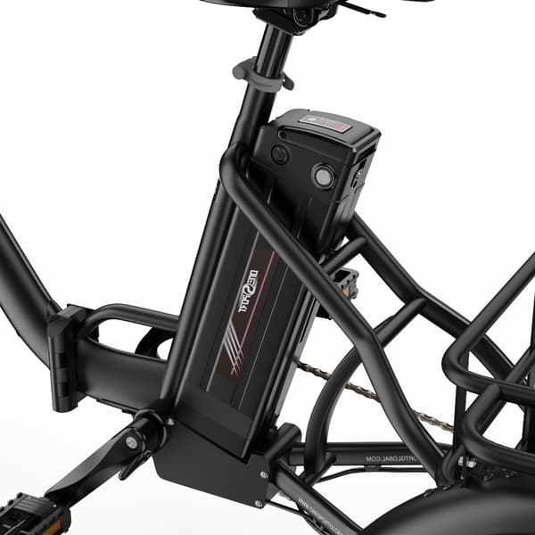 ONESPORT OT30 Pro E-Cargo Trehjuling 500W 48V18AH Batteri Elektrisk Lasttrehjuling 20” Däck Eltrehjuling