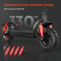 Miniatyrbild 5 av 11: isinwheel GT2 City Elscooter för vuxna 800W motor 48V15AH 11-tums däck Elscooter Elscooter LED digital display