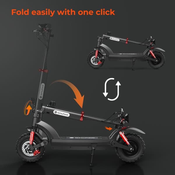 isinwheel GT2 City Elscooter för vuxna 800W motor 48V15AH 11-tums däck Elscooter Elscooter LED digital display