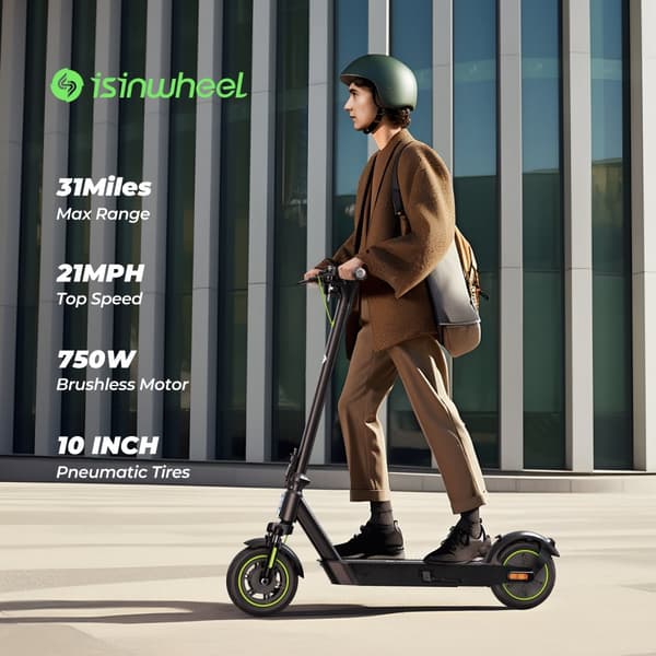 Future S10 Plus (ABE) Elscooter 10-tums däck Elscooter 500W motor Stadspendling 36V 15AH Elscooter
