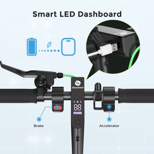Future S9 MAX (ABE) sähköpotkulauta 500W 36V10.4AH 10” renkaat Sähköpotkulauta Sähköpotkulaudan toimintasäde 40 kilometriä