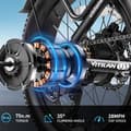 Pikkukuva 9 / 11: Vitilan U3 sähköpyörä 750W moottori 48V 13AH akku 20*4.0 tuuman paksut renkaat aikuisille sähköpyörä kaupunkisähköpyörä toimintasäde 40 mailia