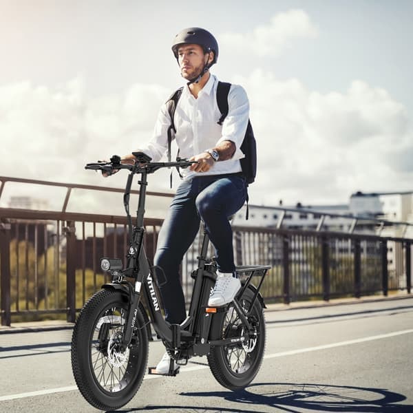 Vitilan U3 Elcykel, 750W Motor 48V 13AH Batteri 20*4.0-tums Feta Däck Vuxen Elcykel, 45km/h Maxhastighet Stads Elcykel