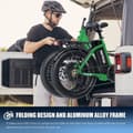 Miniatyrbild 9 av 11: Vitilan U3 Elcykel 750W Peak Power Motor 48V 13AH Batteri Elcykel 20-tums Däck Elcykel