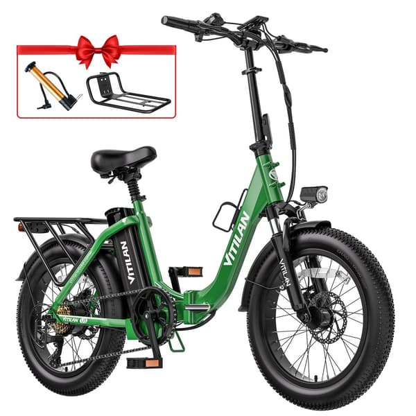 Vitilan U3 Elcykel 750W Peak Power Motor 48V 13AH Batteri Elcykel 20-tums Däck Elcykel