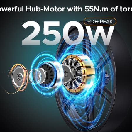 ENGWE ENGINE X Aikuisille tarkoitettu sähköpyörä 250 W:n sähkömaastopyörä 48 V:n 13 Ah:n akulla 20 tuuman lumirenkaalla, kaupunki- ja maastosähköpyörä