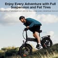 Pikkukuva 8 / 11: ENGWE ENGINE X sähkömaastopyörä sähköpyörä 20 tuuman fatbike 48V13AH sähköpyörä kaupunkimaastopyörä nopeus 42km/h