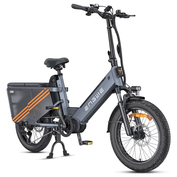 ENGWE LE20 tvåcells elcykel för vuxna 250W 48V38.4AH batteri Elcykel för stadspendling med 20-tums däck