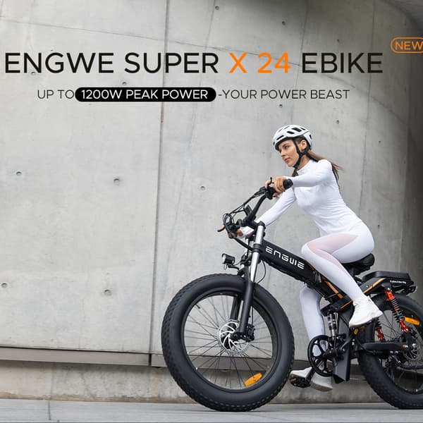 ENGWE X24 aikuisille tarkoitettu yhden akun sähköpyörä, 1000 W:n maastopyörä, 48 V, 29,2 Ah:n akku, 24 tuuman kaupunkimaastopyörä, maastopyörä