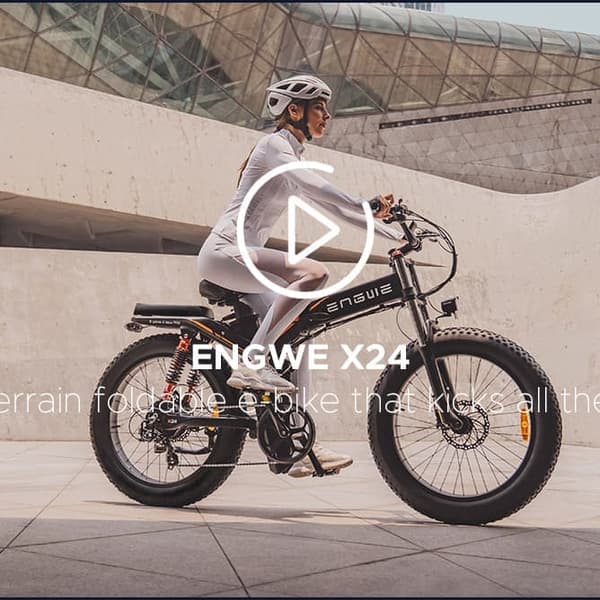 ENGWE X24 aikuisille tarkoitettu yhden akun sähköpyörä, 1000 W:n maastopyörä, 48 V, 29,2 Ah:n akku, 24 tuuman kaupunkimaastopyörä, maastopyörä