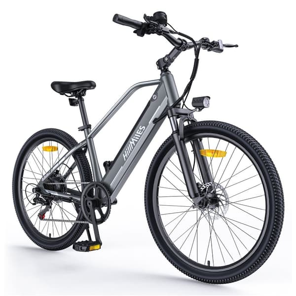 HillMiles MileTrail 1 Elcykel för vuxna, 200W, stadspendling, herr, 36V, 13AH batteri, 26" mountainbike