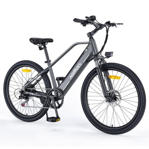 HillMiles MileTrail 1 aikuisille tarkoitettu 200 W:n sähköpyörä miehille, 36 V 13 Ah:n akulla, 26 tuuman maastopyörä, vedenpitävä IPX4-luokitus