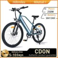 Miniatyrbild 1 av 9: HillMiles MileTrail 1 Elcykel för vuxna, 200 W, herr, 36 V, 13 Ah batteri, 26" elcykel, bruttovikt 35,2 kg