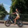 Miniatyrbild 6 av 11: HillMiles MileZoom1 Elcykel för vuxna 750W motor Elcykel 52V15.6AH batteri Elcykel 20 tums feta däck El-mountainbike