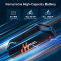 Pikkukuva 7 / 11: HillMiles MileZoom1 sähköpyörä aikuisille 750 W 52 V 15,6 Ah miesten sähköpyörä 20 tuuman renkailla Sopii 160–190 cm pituisille