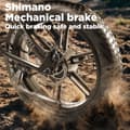 Miniatyrbild 10 av 11: RANDRIDE DM711 Elcykel Dubbelmotor 500W*2 48V20Ah Batteri 20 Tum 4.0 Breda Däck Vuxen Elcykel