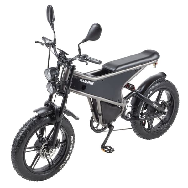 RANDRIDE DM711 Elcykel Dubbelmotor 500W*2 48V20Ah Batteri 20 Tum 4.0 Breda Däck Vuxen Elcykel
