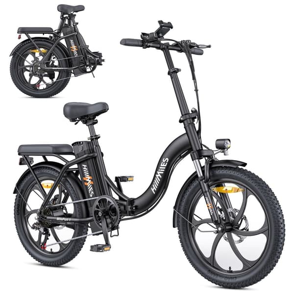 HillMiles Mile Port1 Elcykel för vuxna 250W Elcykel 36V13AH 20” däck hopfällbar Elcykel Nettovikt 28,5 kg
