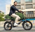 Pikkukuva 9 / 9: HillMiles MilePort 1 sähköpyörä aikuisille 250W, 36V, 13AH, 20” renkaat, taittuva sähköpyörä, SHIMANO, 7-vaihteinen