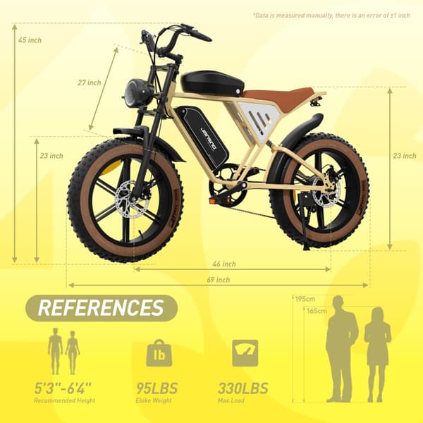 JANSNO X70 Harjaton moottori 48V 34Ah Kaksoislitiumparisto Kaupunki Sähköpyörä 20" rengas Aikuisille Maasto Sähköpyörä Toimintasäde 80 kilometriä