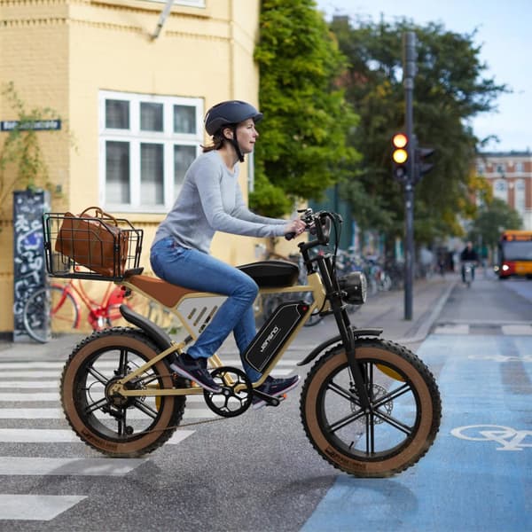 JANSNO X70 Harjaton moottori 48V 34Ah Kaksoislitiumparisto Kaupunki Sähköpyörä 20" rengas Aikuisille Maasto Sähköpyörä Toimintasäde 80 kilometriä