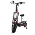 Miniatyrbild 4 av 11: TIFGALOP K8 Elscooter 6000W Dubbelmotor 60V 40Ah Batteri Vuxen Elscooter 12 Tums Terrängdäck Sadel Hopfällbar Elscooter