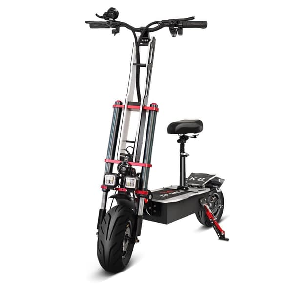 TIFGALOP K8 Elscooter 38Ah 6000W 60V Maxhastighet 100-110km/h Oljebroms 12” Elscooter Vuxen Elscooter
