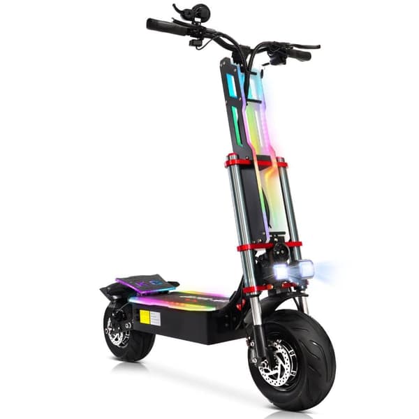 TIFGALOP K8 Elscooter 38Ah 6000W 60V Maxhastighet 100-110km/h Oljebroms 12” Elscooter Vuxen Elscooter
