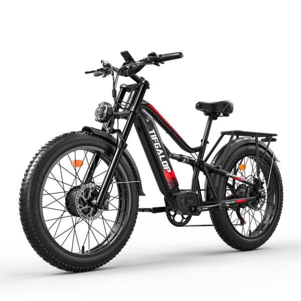 TIFGALOP ES7PRO kaupunkisähköpyörä 750*2W 52V21AH sähköpyörä huippunopeus 32 mph 26 tuuman paksurenkainen maastosähköpyörä