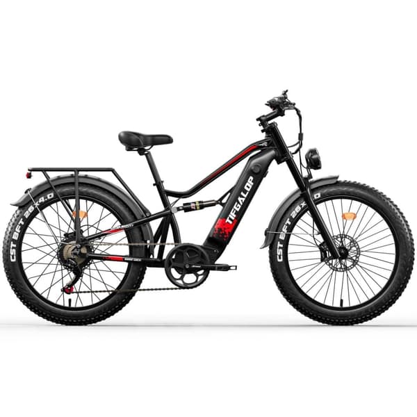 TIFGALOP ES7 kaupunkisähköpyörä 750W 52V19AH sähköpyörä 26” renkaalla maastoon sähköpyörä huippunopeus 32 mph