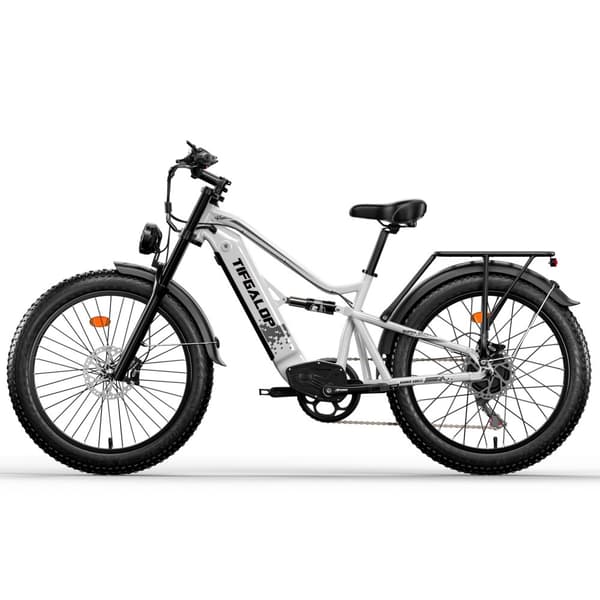 TIFGALOP ES7 sähköpyörä 750W 52V19AH sähköpyörä 26” renkailla maastosähköpyörä maksimikantavuus 250KG