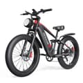 Pikkukuva 3 / 11: TIFGALOP ES28 kaupunkisähköpyörä 1000W 48V18AH sähköpyörä huippunopeus 32 mph 26 tuuman paksurenkainen maastosähköpyörä
