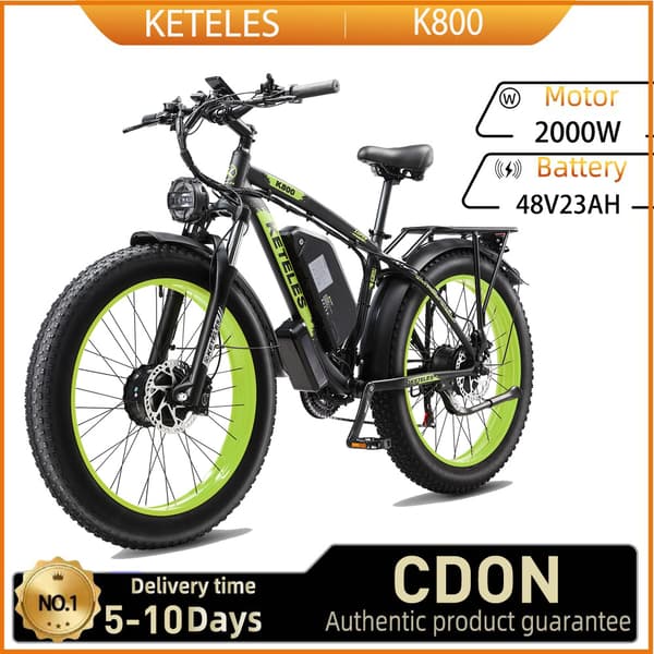 KETELES K800 sähköpyörä 2000 W moottori 48 V 23 Ah akku sähköpyörä hydraulisilla jarruilla aikuisille 26 tuuman paksurengas maastopyörä