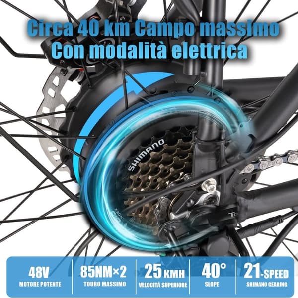 KETELES K800 Elcykel 2000W 48V 23AH 26” Däck Hydrauliska bromsar Elcykel Elcykel Färgskärm LED Vattentät