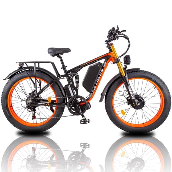 KETELES K800P sähköpyörä 2000 W kaksoismoottorilla 48 V 23 Ah maastoon sopiva sähköpyörä 26 tuuman renkailla huippunopeus 40–45 km/h