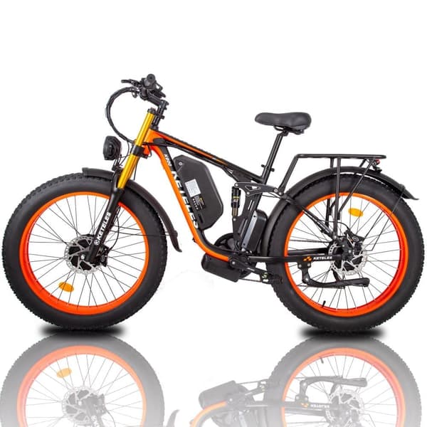 KETELES K800P sähköpyörä 2000 W kaksoismoottorilla 48 V 23 Ah maastoon sopiva sähköpyörä 26 tuuman renkailla huippunopeus 40–45 km/h
